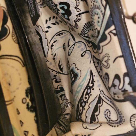 Brighton Dark BlueFloral Mini Bag - Picture 6 of 11